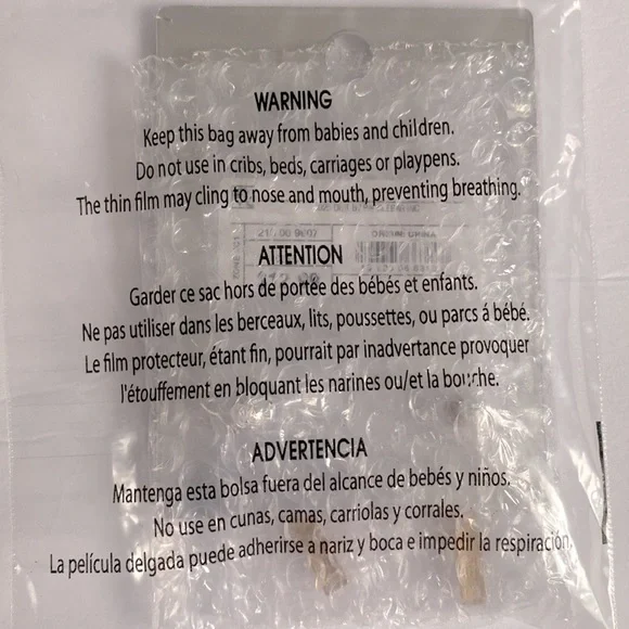 SUGARFIX by BaubleBar 'Drop The Mic' Statement Earrings - Silver, NWT - Picture 7 of 7